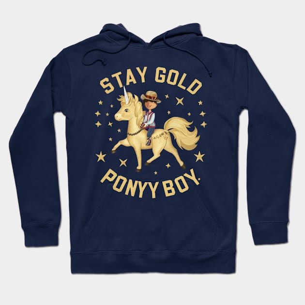 Stay Gold Ponyboy Hoodie by Moulezitouna